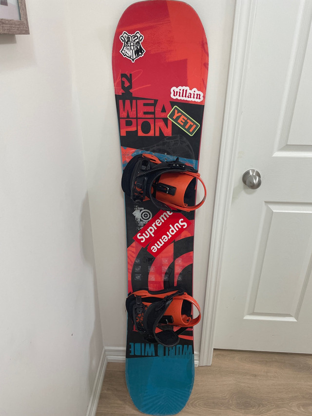 K2 WWW snowboard  w/ union contact pro in Snowboard in City of Toronto