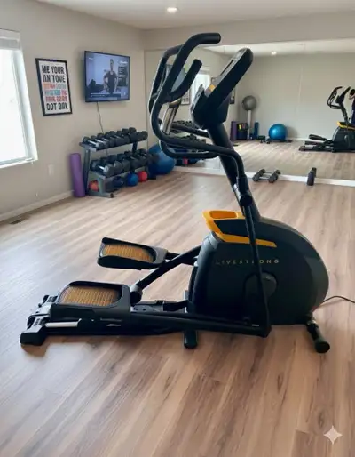 For sale: LIVESTRONG LS15.0E Elliptical Trainer, manufactured by Johnson Health Tech, the same compa...
