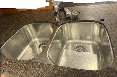 Finished quartz countertop + sink + faucet, View more