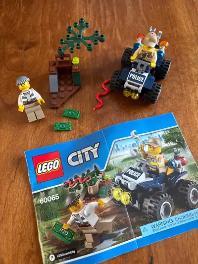 Lego City 60065 Swamp Police ATV patrol , View more