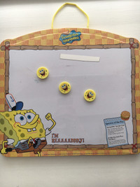 SpongeBob magnetic dry erase board
