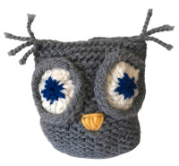 Kids Handmade Chunky Knit Owl Hat