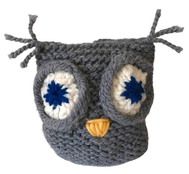 Kids Handmade Chunky Knit Owl Hat in Kids & Youth in Ottawa