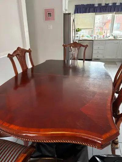 dinning table and 8 chairs, View more
