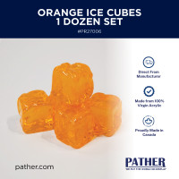 Acrylic Decorative Ice Cubes-Packs of 12 - www.pather.com