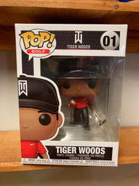 Tiger Woods Red Shirt Funko Pop Figure