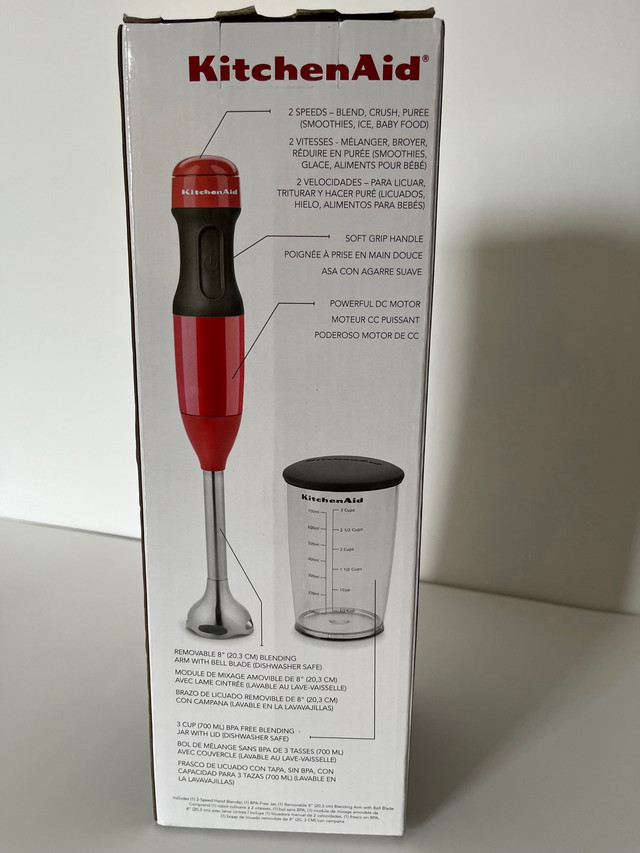 BRAND NEW- Immersion blender(Kitchen Aid) in Processors, Blenders & Juicers in Annapolis Valley - Image 3