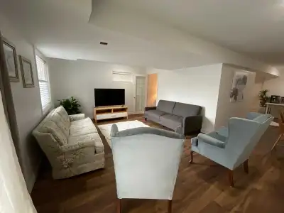 Spacious Furnished Walkout Basement Apartment for Rent – $1600/month Located in a quiet and safe nei...