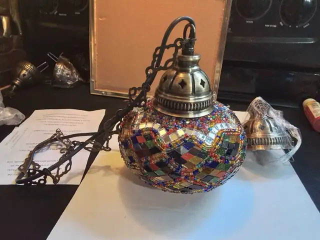 Turkish Mosaic lamp in Indoor Lighting & Fans in City of Toronto - Image 3