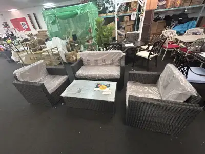 Wicker Patio Set 4 PC, View more