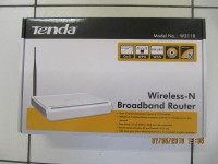 Tenda Model No:  W311R Wireless-N Broadband Router New In Box