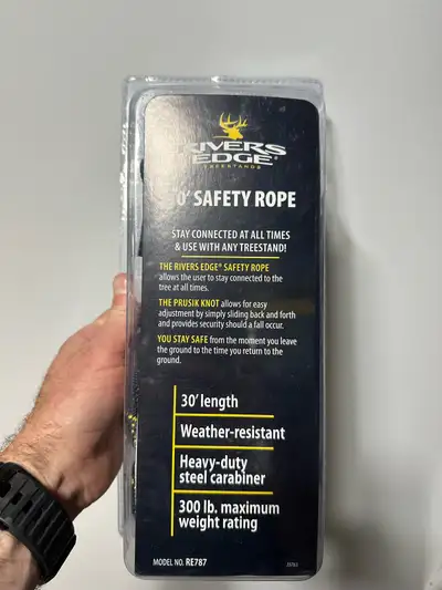Rivers Edge Tree stand Safety Rope 30’, View more