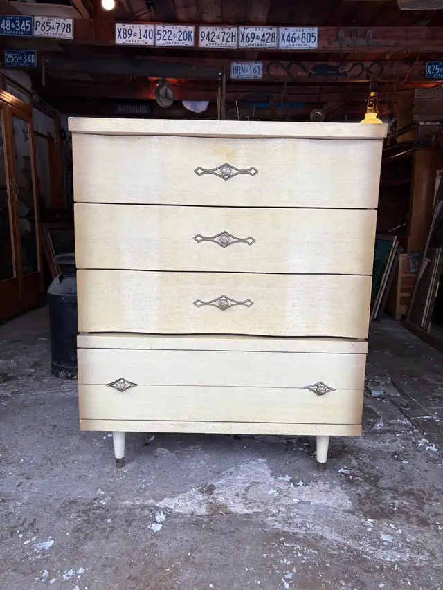 Mid Century Tall Boy Dresser in Dressers & Wardrobes in Peterborough - Image 2