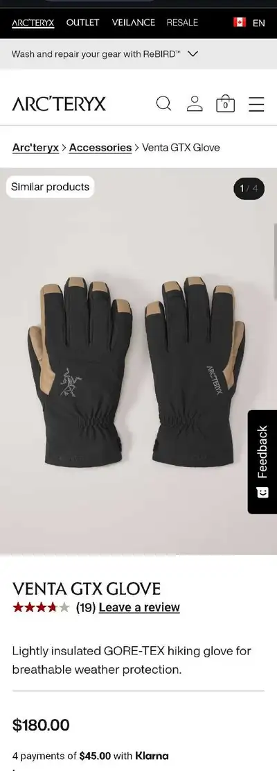 Brand New Arcteryx GORE-TEX Glove, View more