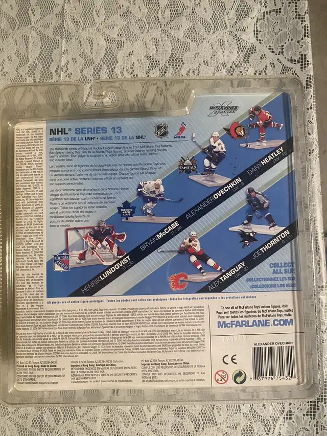 Rare Mcfarlane NHL (ONE) Alex Ovechkin Capitals Rookie figure in Hockey in Hamilton - Image 7