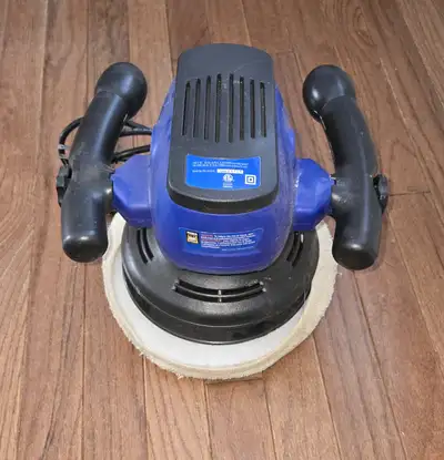 10 Inch Electric Orbital Buffer Polisher, in like new condition by Power Fist. (Princess Auto) Adjus...