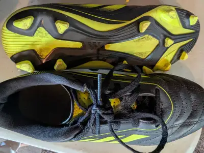Boys size 1- baseball cleats, soccer cleats, shoes and slippers, View more