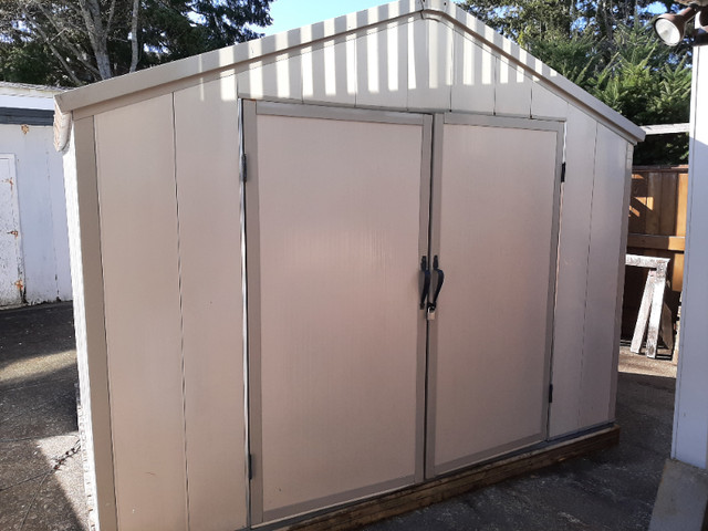 8' x 10' shed, double doors. double plastic construction in Outdoor Tools & Storage in Campbell River - Image 4