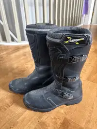 Leather Gaerne Motocross boots -size 9 EU 43