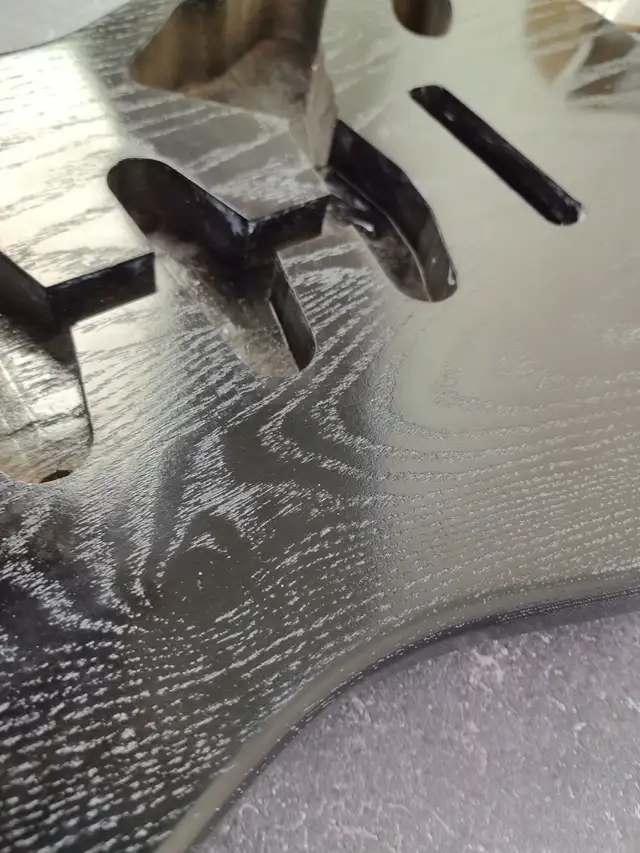Sand Blasted Black Northern Ash S-Type Guitar Body, SSS Config in Guitars in Hamilton - Image 9