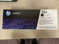 New Sealed Genuine HP Laserject Black Toner 12A Q2612A