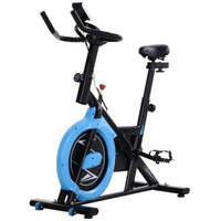 Soozier Upright Stationary Exercise Bike with LCD Monitor