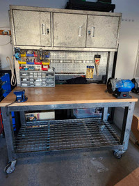 Tool work bench table