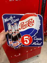 Pepsi tin signs. NEW