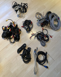 Lot de cables audio/vidéo