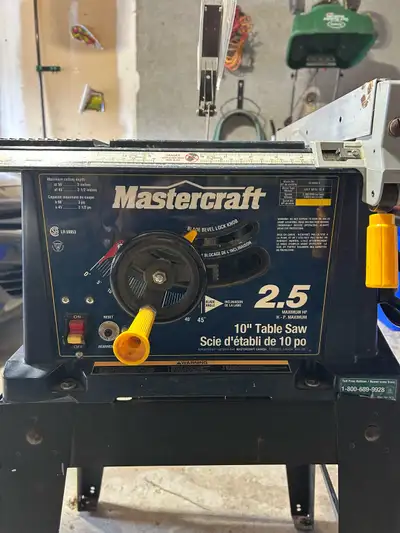 mastercraft table saw , View more