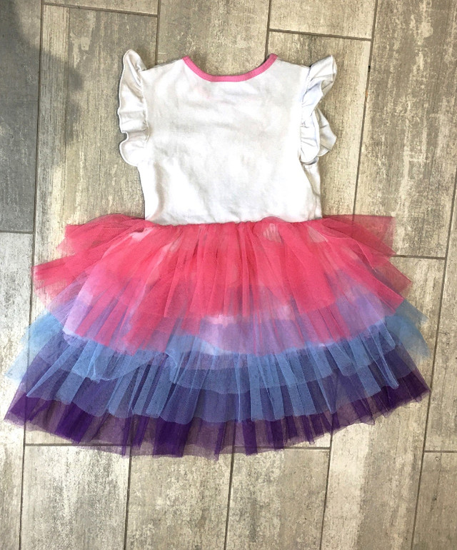 DXTON Girl 5-6 Y Summer Short Sleeve Tutu Party Birthday Dress in Kids & Youth in City of Toronto - Image 3