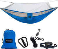 DOUBLE CAMPING HAMMOCK WITH MOSQUITO NET