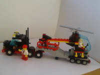LEGO 6357 Stunt 'Copter and Truck vintage Classic Town set, 1988