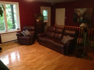  VENTE RAPIDE – Sofa + fauteuil inclinables ELRAN, View more