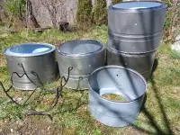 STEEL DRUM FIREPITS -pls read ad for pricing