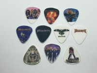 MEGADETH Brand new GUITAR PICKS Collectors set of 10 different g