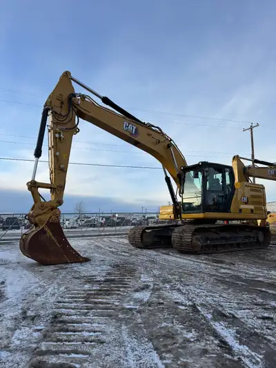 2021 Caterpillar Next-Gen Excavator 2996hrs Enclosed Cab With A/C & Heat Air Ride Seat Back Up Camer...