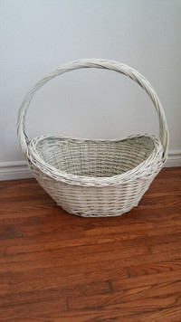 Ex-Large painted multi use wicker basket