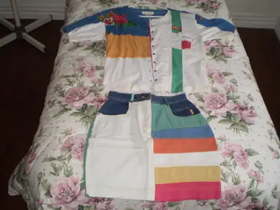Vintage top and skirt, View more