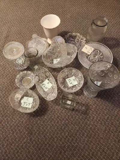 HOME GLASSWARE LOT SALE 15 PIECES , View more