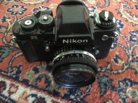 Nikon F3 pro vintage film camera