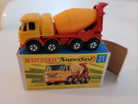 No. 21 FODEN concrete truck ,Matchbox Superfast ref; hot wheels