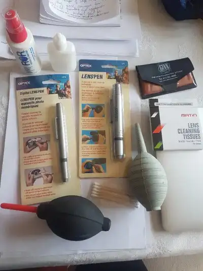Camera lens cleaning supplies all for $20