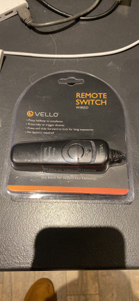 Fujifilm wired remote Vello