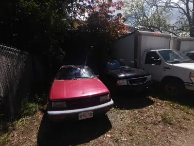 1991 Dodge Shadow convertible for sale. Was in storage for a while. Needs work. Being sold as is. Ru...