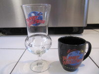 Collectable Planet Hollywood Niagara Falls Mug & Cocktail Glass