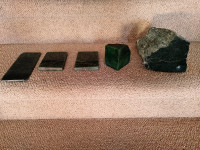 Jade (raw and polished pieces)