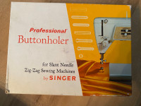 Singer button holers for sale