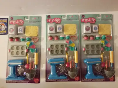NEW My Life As BAKING ACCESSORIES PLAYSET x 3, View more