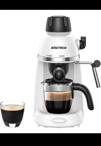SOWTECH Espresso Coffee Machine Cappuccino Latte Maker 3.5 Bar 1, View more
